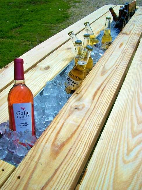 Pinterest Finds picnic table idea