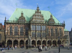Falling in Love with the Map of Germany: Bremen town hall
