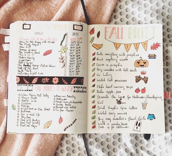 Get Creative with a Fall Bullet Journal – Writings and Wanderlust